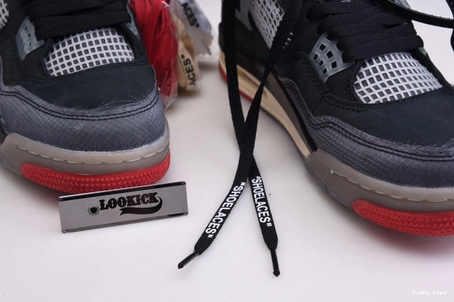 Cheap Husky Bred White CV9388-001 x Jordan Off 4 Retro Air 0805